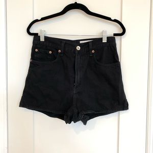 ♥️SOLD♥️ rag & bone black denim shorts 28